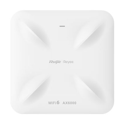 RUIJIE REYEE RG-RAP6260(H)-D AX6000 Wi-Fi 6 1x2.5GLAN 1xSFP 2.4G 4x4MIMO 5G 4x4MIMO 2.4 GHZ & 5 GHZ POE ADAPTORSUZ OUTDO